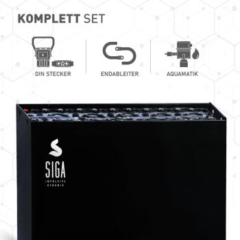 SIGA Gabelstaplerbatterie 24V 3PZS 375Ah DIN B inkl. Trog